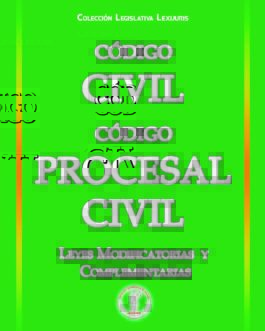 Código Civil Código Procesal Civil (Tamaño Grande)