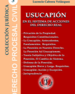 Colección Jurídica D.P.C N°3 Usucapion