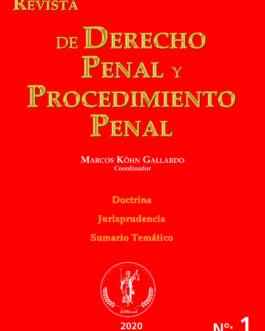 Revista de Derecho Penal y Procedimiento Penal N°1 𝟸𝟶𝟸𝟶
