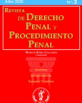 Revista de Derecho Penal y Procedimiento Penal N°3 (𝟸𝟶𝟸𝟶)